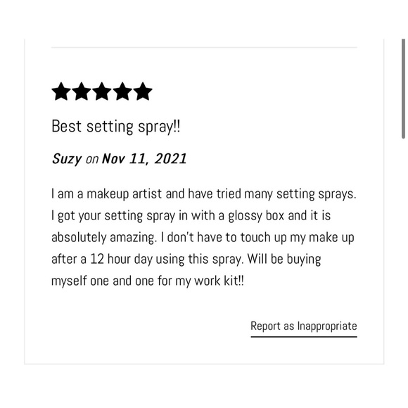 NIB Full Size Saint Luxe Setting Spray Setting RETAIN MOISTURE GLOWY Makeup - Picture 10 of 10